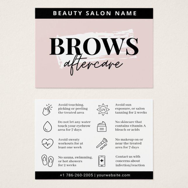 Brosses modernes - Fiche d'instructions sur le sou (Devant & derrière)