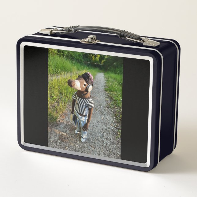 Brotbox Metal box Brotcan storage (Front)