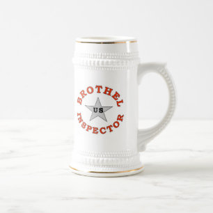 BROTHEL INSPECTOR BEER STEIN