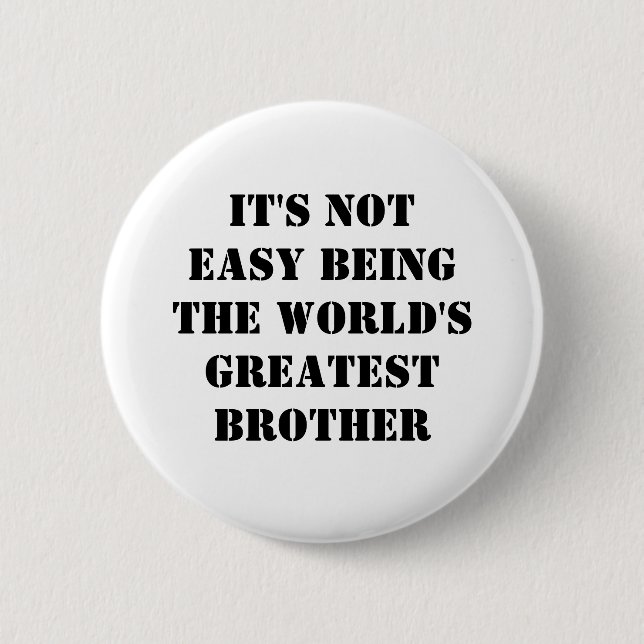 Brother 2 Inch Round Button (Front)
