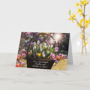 Brother and Husband Brother in Law Happy Easter Card