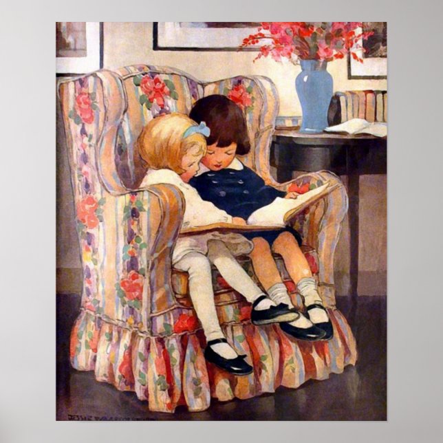 Brother and Sister Canvas Print (Front)