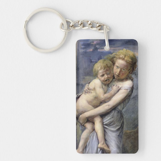 Brother and Sister Keychain (Front)