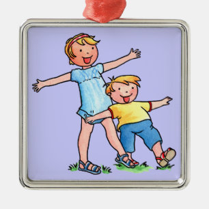 Brother and Sister Ornament