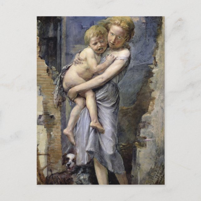 Brother and Sister Postcard (Front)