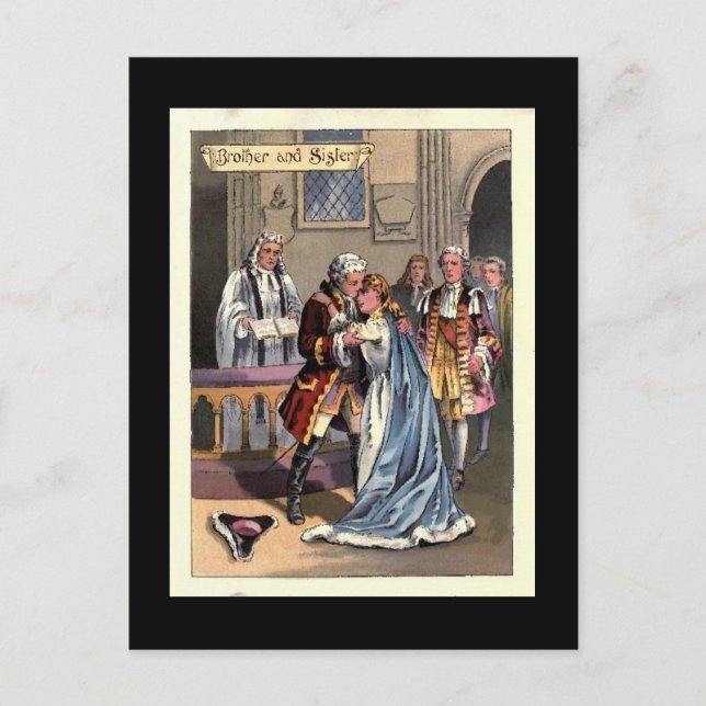 Brother and Sister Postcard (Front)