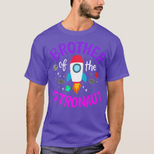 Brother Astronaut Birthday Astronaut Themed T-Shirt