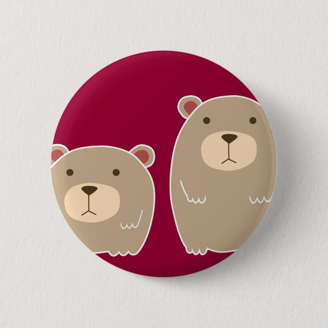Brother Bear 2 Inch Round Button (Front)