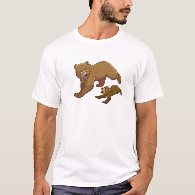 Brother Bear Kenai and Koda running Disney T-Shirt (Front)