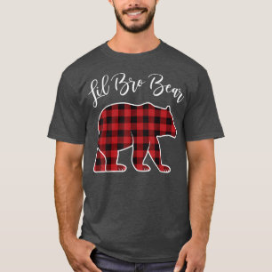 Brother Bear Pajama Red Buffalo Xmas Funny Family T-Shirt