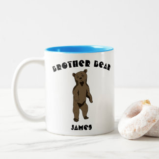 Brother Bear Personalized Two-Tone Coffee Mug