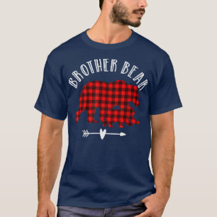 Brother Bear Red Plaid Shirt Red Plaid Bear Family