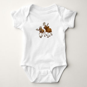 Brother Bear Rutt and Tuke walking Disney Baby Bodysuit