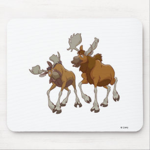 Brother Bear Rutt and Tuke walking Disney Mouse Pad