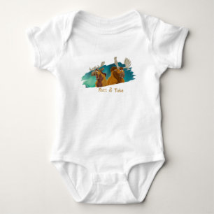 Brother Bear Rutt & Tuke moose Disney Baby Bodysuit