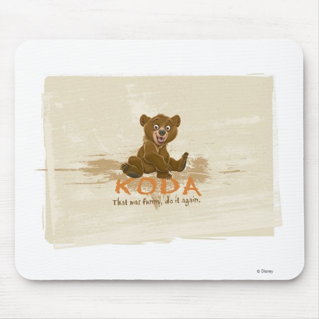 Brother Bear's Koda sitting Disney Mouse Pad (Front)