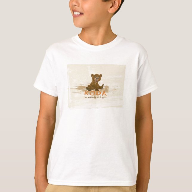 Brother Bear's Koda sitting Disney T-Shirt (Front)