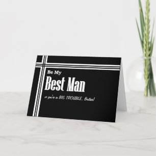 BROTHER Best Man Faire-part de mariage - Drôle