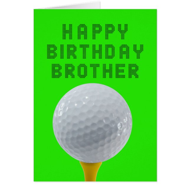 Brother Birthday Golf (Front)