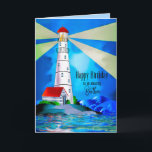 Brother Birthday Lighthouse Beacon Light for Sea Card<br><div class="desc">For Brother
See other categories with the same/similar images for birthdays and other expressions.</div>