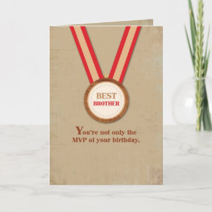 Brother Birthday MVP, Sports Card