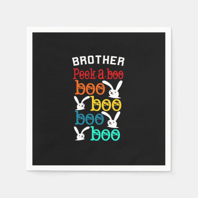 Brother Bunny Game For Novelty Kids Adults Napkin (Front)