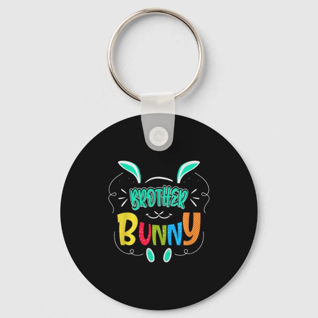 Brother Bunny Premium Tri-blend  Keychain (Front)