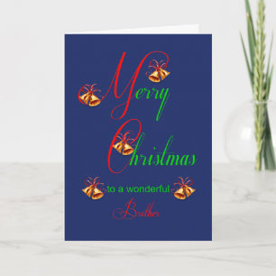 Brother Christmas Bells Holiday Card