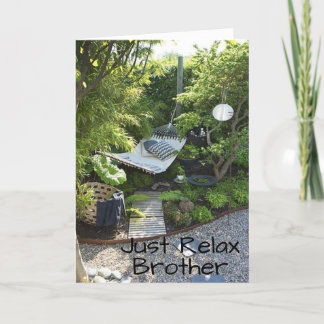 BROTHER EST SOUHAITÉ CARTE "HAPPY 50th BANTHDAY"