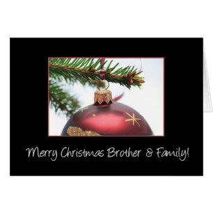 Brother & Family Joyeuse carte de Noël
