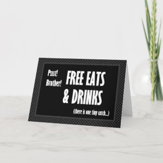 BROTHER Groomsman Wedding Invite - FUNNY