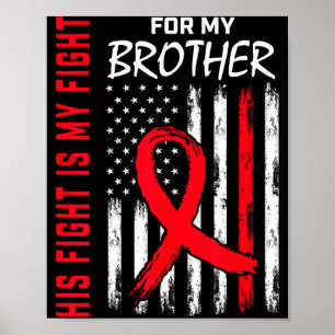 Brother Heart Disease Awareness Month Products Ame Poster