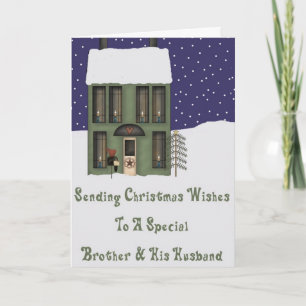 Brother & Husband Primsy House Christmas Card