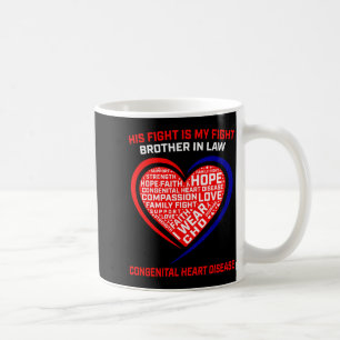 Brother In Law Chd Awareness Month Products Heart Coffee Mug