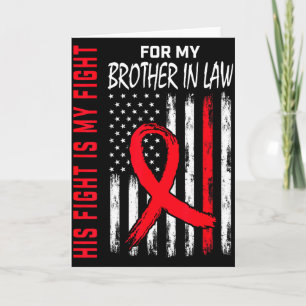 Brother In Law Heart Disease Awareness Month Produ Card