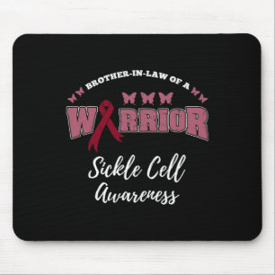 Brother In Law Of A Warrior Sickle Cell Awareness  Mouse Pad