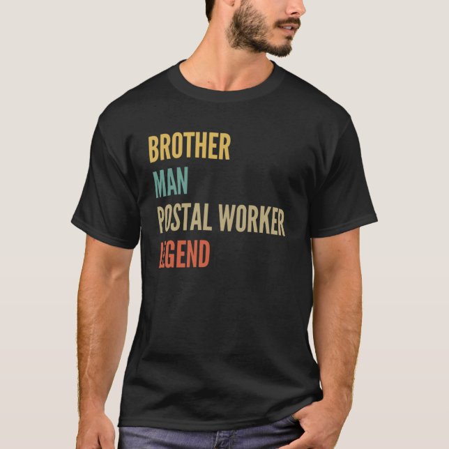 Brother Man Postal Worker Legend T-Shirt (Front)