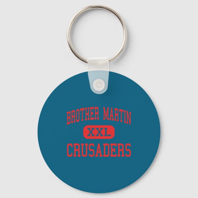 Brother Martin Crusaders High New Orleans _1  Keychain (Front)