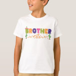 Brother Matching 1st birthday Fiesta Party  T-Shirt<br><div class="desc">Celebrate your little one's 1st birthday in style with this festive matching fiesta party design! Featuring a colourful Mexican fiesta theme and the phrase "My First Fiesta, " it's perfect for creating a coordinated party look.</div>