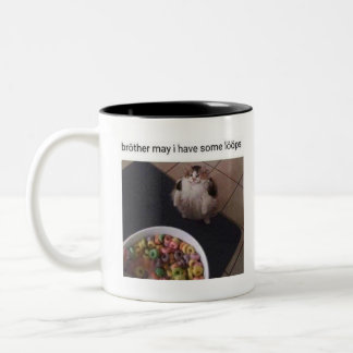 Brother may I have some loops Two-Tone Coffee Mug