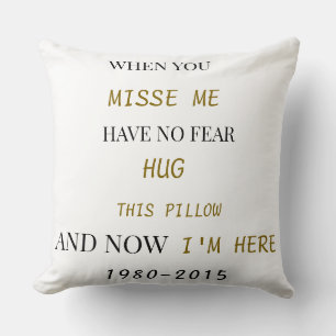 Brother Memorial Pillow – Forever in Our Hearts