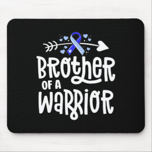 Brother Of A Warrior Hydrocephalus Awareness Famil Mouse Pad