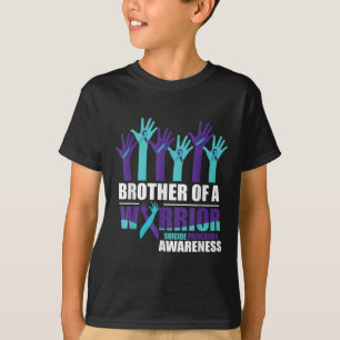 Brother Of A Warrior Suicide Awareness Mental Heal T-Shirt