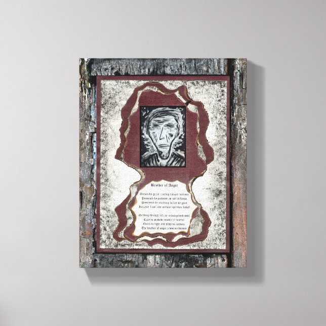 Brother of Anger Canvas Print (Front)