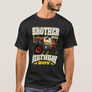 Brother Of Birthday Boy Monster Truck T-Shirt