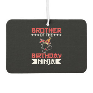 Brother Of Birthday Ninja Fight Taekwondo Gift Air Freshener