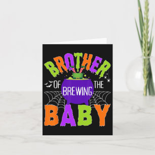 Brother Of Brewing By Halloween Men Women Kids  Card