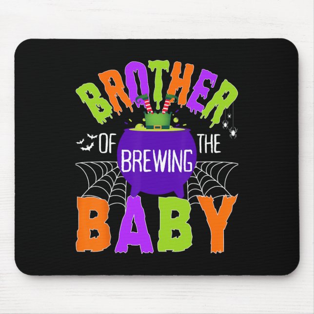 Brother Of Brewing By Halloween Men Women Kids  Mouse Pad (Front)