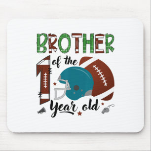 Brother Of The 1 Year Old Footll 1st Year Down Bir Mouse Pad