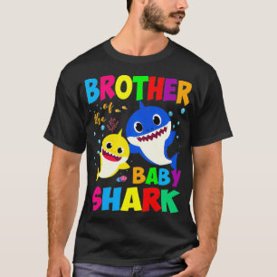 Brother Of The Baby Shark Birthday Brother Shark _ T-Shirt